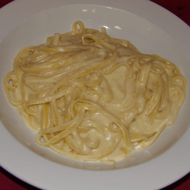 Fettuccine Alfredo.