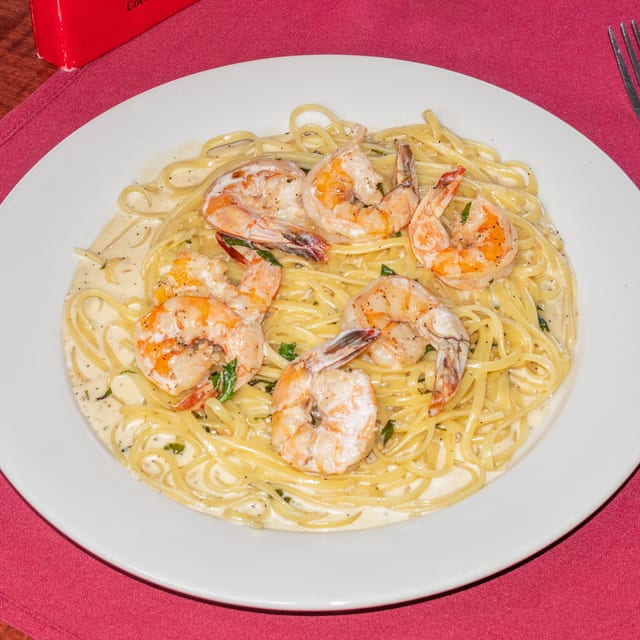 Shrimp Basilico.