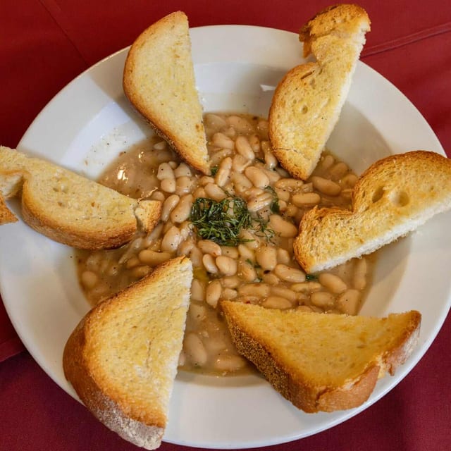 Cannellini Beans with Toast Points.